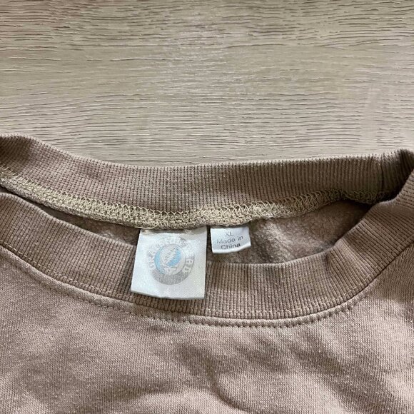 Grateful Dead Forever Tie Dye Long Sleeve Crewneck Sweater - Picture 2 of 6